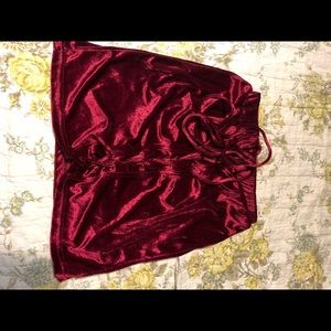 Red velvet Mimi skirt